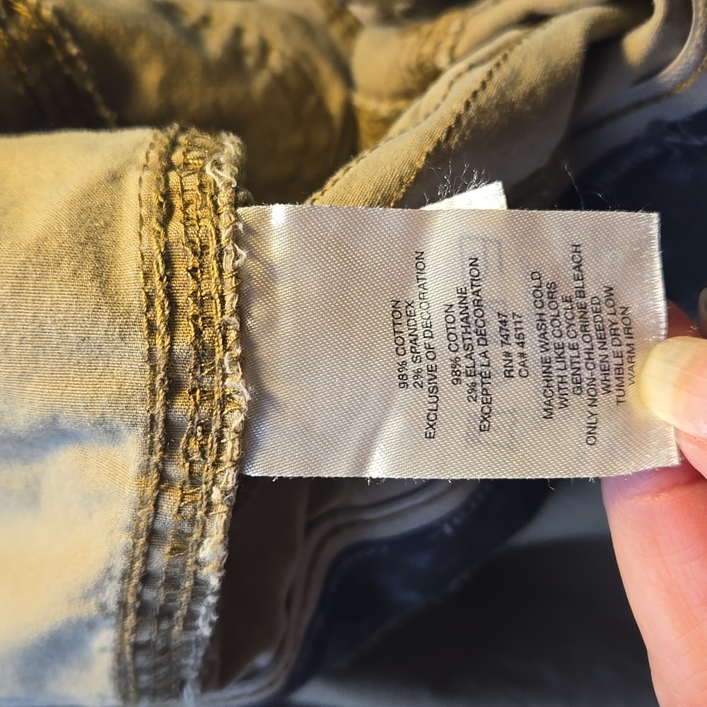 Natural Reflections Tan Cargo Pants for Women - Picture 10 of 15